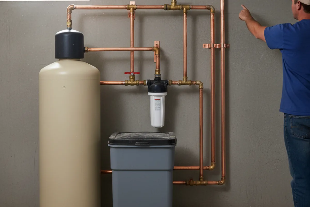 Whole-house water treatment system installed in New Haven
